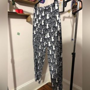 Reindeer pajama pants